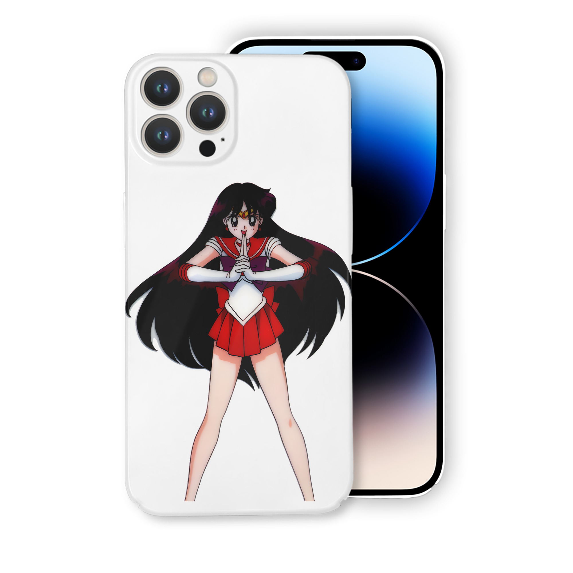（画像用） 美少女戦士セーラームーン 火野レイ ひの レイ Sailor Moon Hino Rei （セーラーマーズ,Sailor Mars） 【iPhone 14シリーズ対応】ハードケース